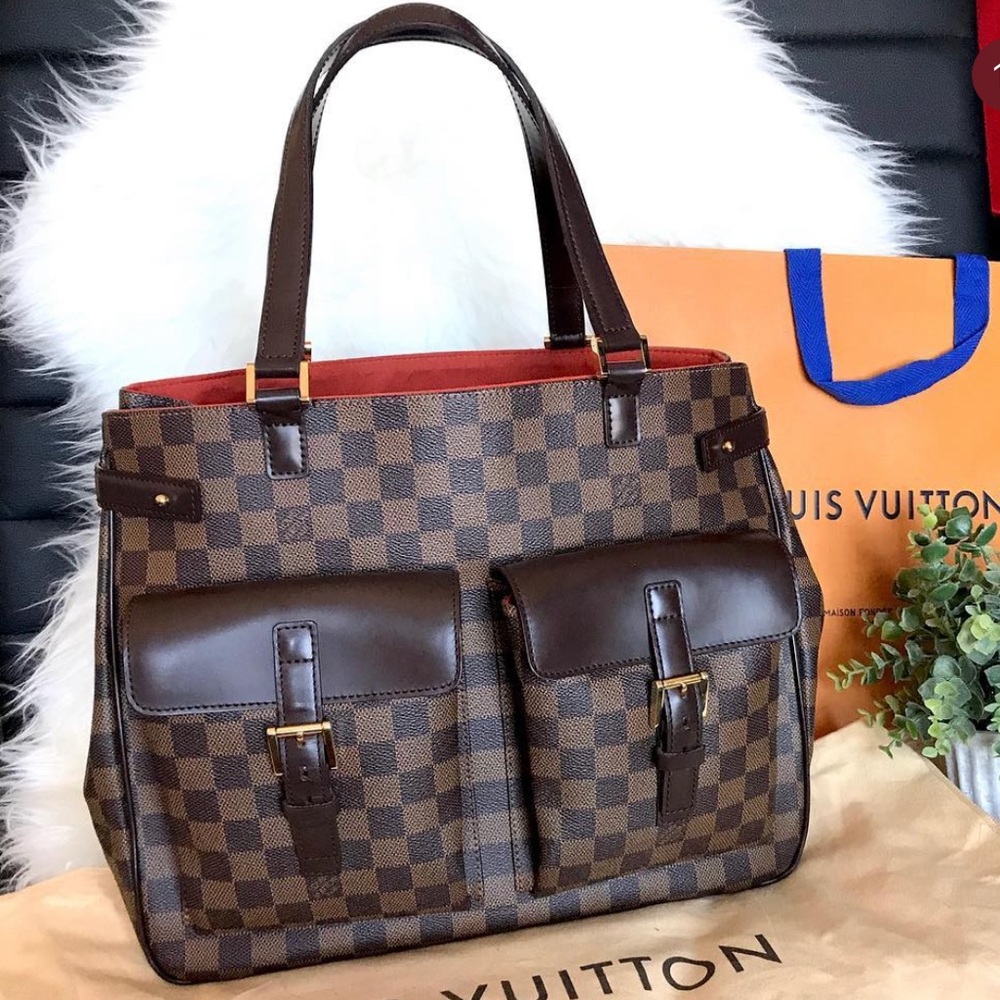 Louis Vuitton Damier Ebene Uzes Handbag
